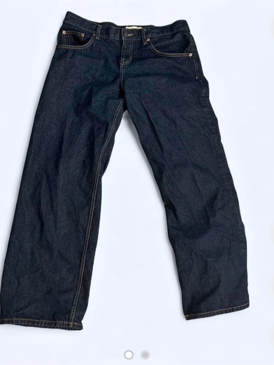 Motel Rocks Denim - Motel Rocks Low Rise Parallel Jeans Women's Jeans in Blue Like New